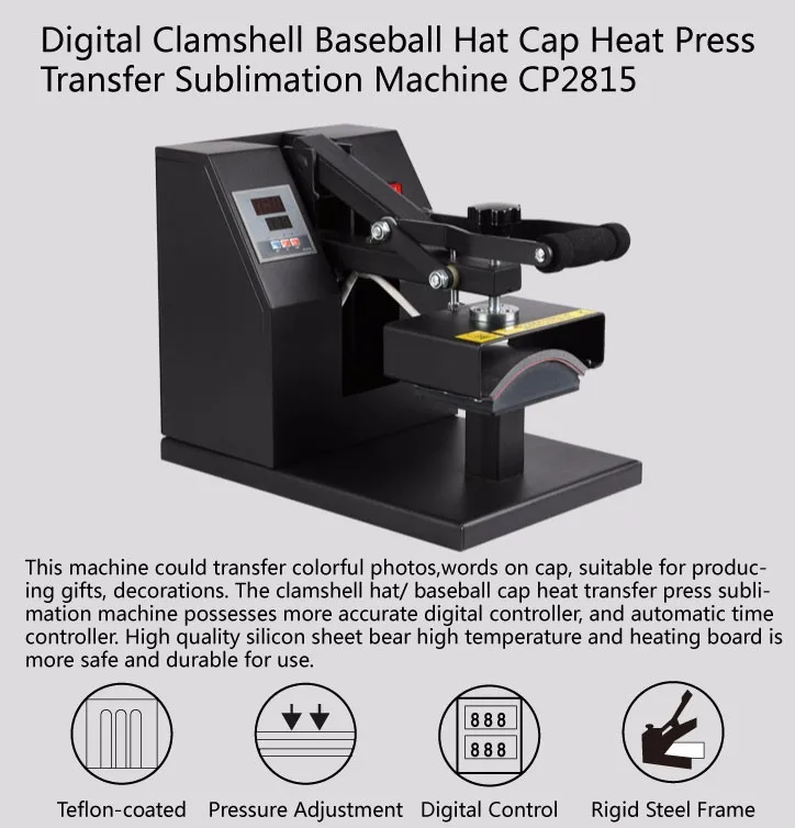 digital clamshell heat press