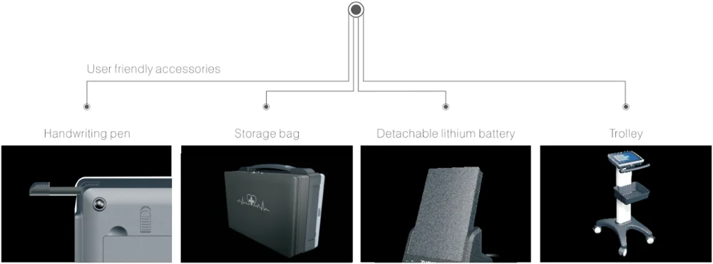 Pad ecg machine home ecg machine portable ecg machine