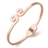 Wholesale 18rose gold bracelets bangle woman titanium jewelry