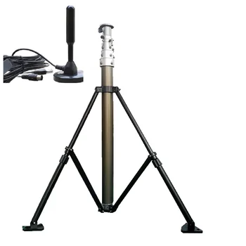 antenna tripod telescopic mast pneumatic weight light pole 4m larger