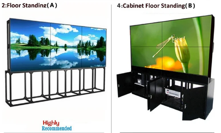 55 Inch HD 4K Supported Narrow Bezel LCD Video Wall with Orignal Panel