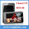 Hot Selling CHUWI V5 5 inch Mini Phone Tablet PC with 3G Android 4.0 All Winner A10 1.2GHz G+G WVGA Screen 8GB Good Quality