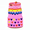 OEM Style Customized 3D Cartoon Cupcake Mobile Phone Silicone Case for iPhone Back Shell Rubber Cover Ice Cream cupcake cases