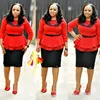 YSMARKET 2 Piece Women Suits Office Ladies Outfits African Print Peplum Tops And Midi Pencil Skirt Set Wear To Work E9253