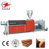 PVC, PP, PS, PE, ABS co-rotating twin screw extruder plastic granule making machine
