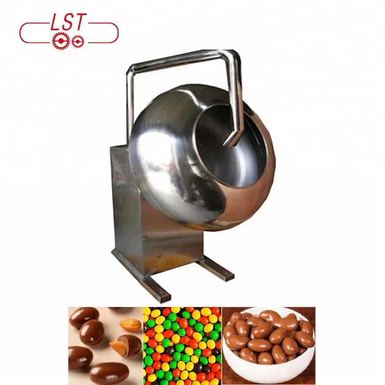 Stainless Steel Chocolate Snacks Machine Coating Pan Chocolate Candy