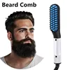 Professional Quick Hair Styler for Men Curling Iron Side Straighten Salon Hairdressing Comb Beard Hair Straightener