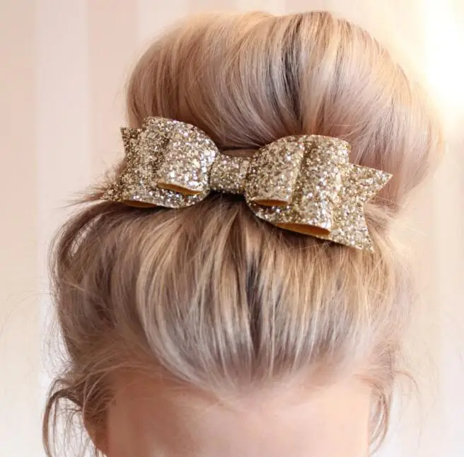 bowknot hair clips