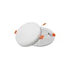 High bright flat round abs small 9 12 15 18 24 watt surface mounted 2 in 1 ultrathin tunable back light led frame panel light
