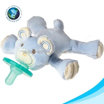 pacifier with teddy bear