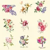 Flower Patches Iron on A-level Patches Heat Transfer Pyrography for DIY T-Shirt Clothes Bags Jeans Decoration Printing