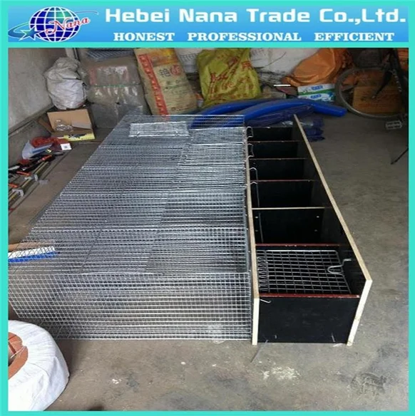 Hot Dipped Galvanized Welded Wire Mesh Mink Cage / Breeding Mink Cage