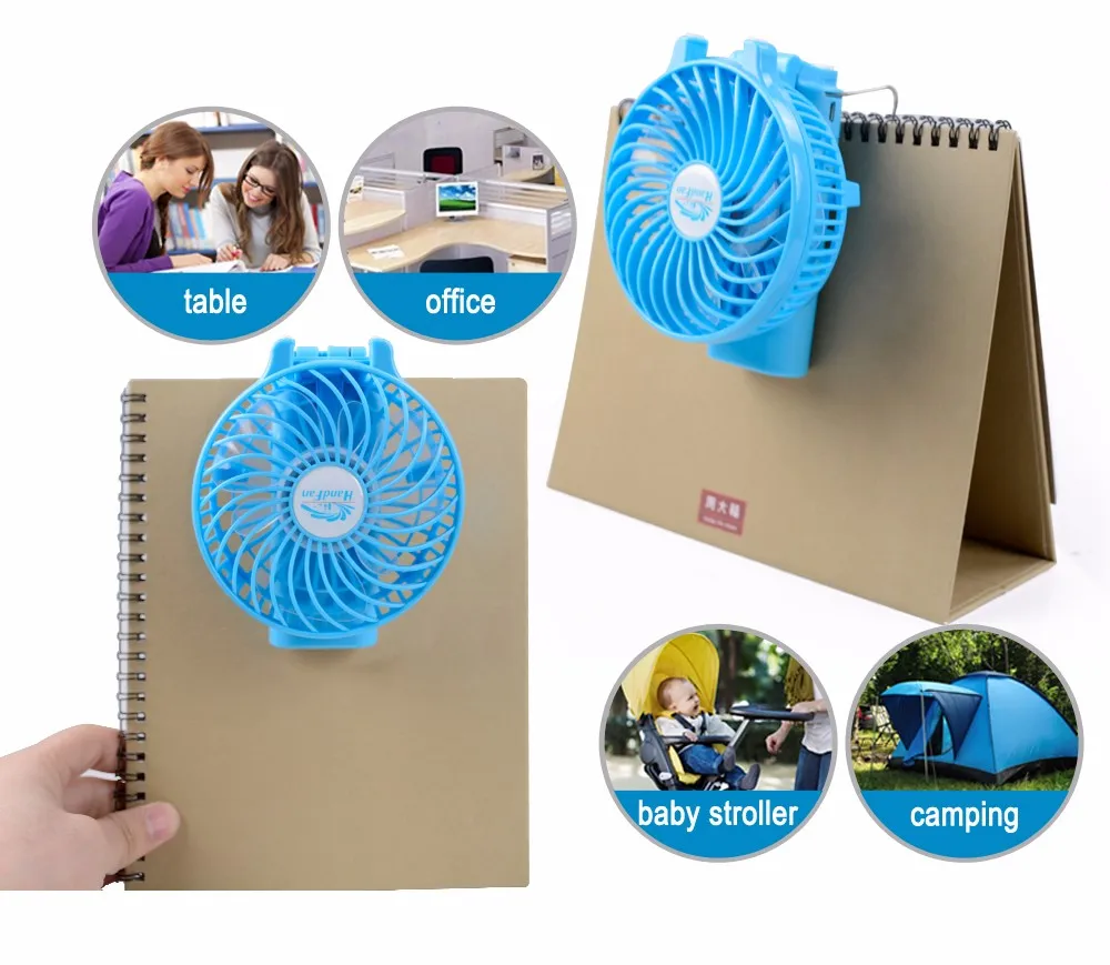 Shenzhen Topsharp Hf310 Handy Fan Power Bank Operated Mini Portable Usb