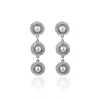 White Pearl Stone Earrings Turkish Jewelry Vintage Bijuterias Ma Brincos Pingente Big Earrings Princess Hooks Ear