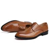 Men's leather shoes, business work, fashion wedding shoes.