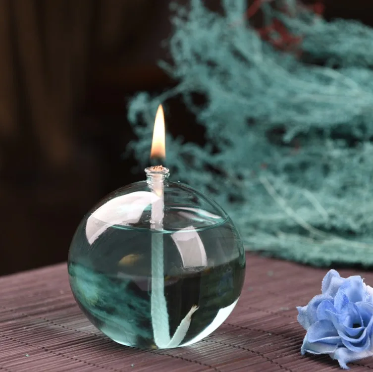 Jhroc06,Producto En Oferta,Lámpara De Aceite De Vidrio Decorativa Para