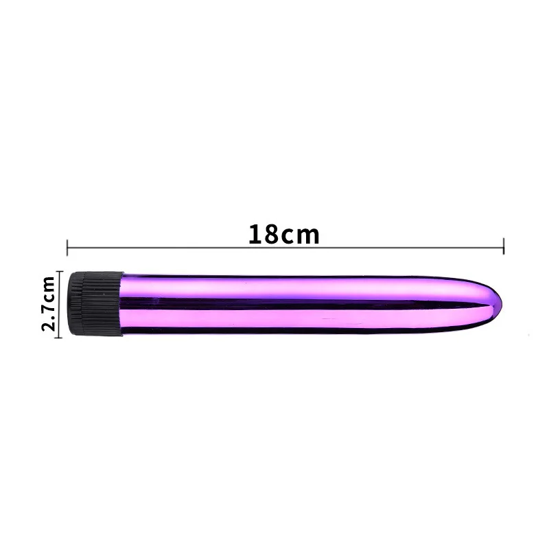 7 Inch Wholesale Bullet Silver Vibrator For Women Erotic G Spot Dildo Vibrator Lesbian Adult Sex