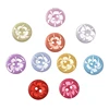 Wholesale 14mm 2 Holes Round Flower Design Inside Cheap Plastic Ladies Shirt Buttons
