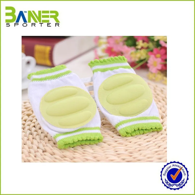 Elastic Breathable soft cotton knee support Brace pad for baby