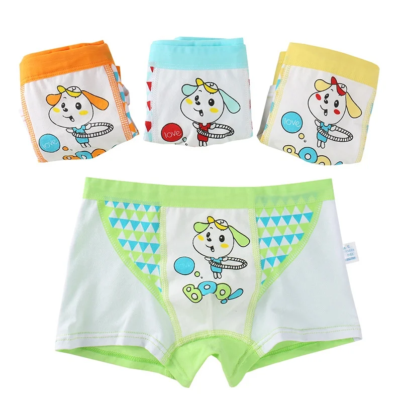 New Arrival 2pcs lot Children Underpants Kids Underwear Cartoon Boys Boxer Briefs Breathable Shorts Knickers Boy