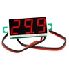 Red DC 2.4V-30V 0.28 inch LCD digital Volt Panel Tester Gauge Car Motorcycle Voltage Meter Tester Voltmeter