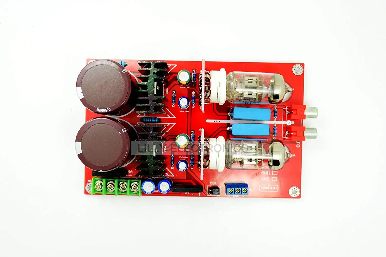 Cayyi 2pc 7Pin Red Bakelite Vacuum Tube sockets Saver base HIFI audio amplifier radio