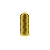 Gold 100% polyester embroidery thread 120D/2
