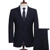 2 pieces single breast 2 buttons dress suits formal business church suit