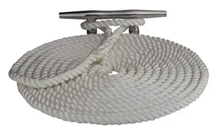 Hot sale High performance customized package and size double braided nylon/ polyester mooring marine rope dock line