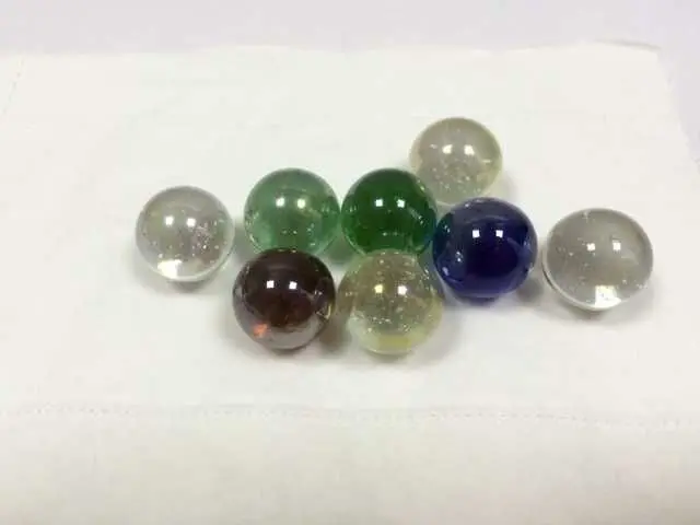 Marble King One Pound 9/16" 14mm Transparent Clear Glass Marbles 99028013 