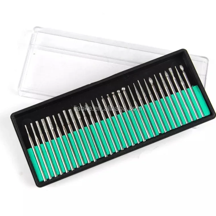 Juego De Brocas Para Manicura,Set De 30 Brocas De Carburo De Acero De  Tungsteno Para Uñas Acrílicas,Venta Al Por Mayor - Buy De Uñas Brocas De  Taladro Clavo Bits Manicura Brocas Product