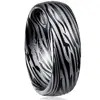 Men Tungsten Carbide Rings for Men Engagement Party Jewelry damask pattern Ring