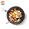 BBQ topper carbon steel multi grill pan non stick bbq perforated grill pan