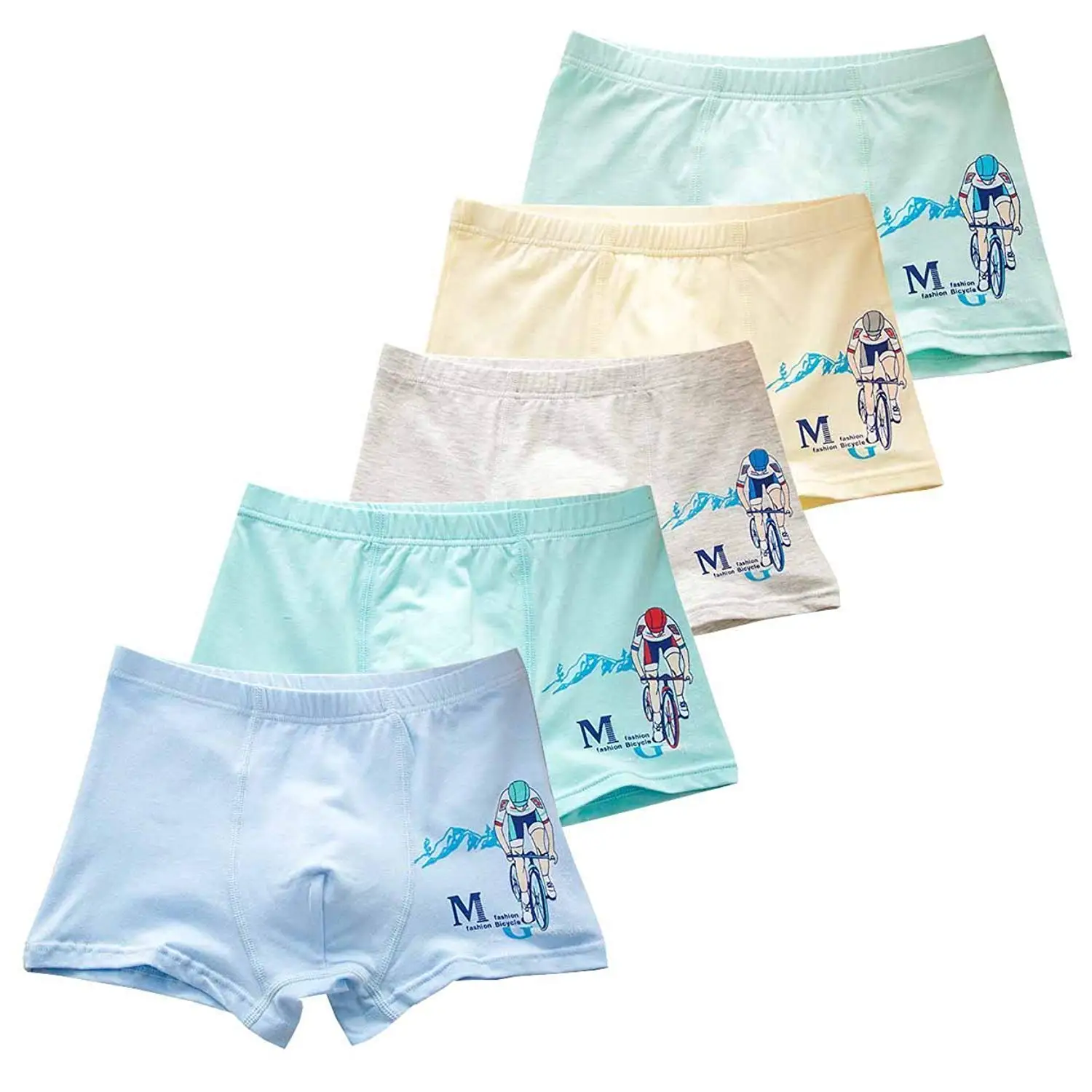 Buy Kids Boys Underwear Stretchy Soft Zebra Bikini Panties Assorted ...