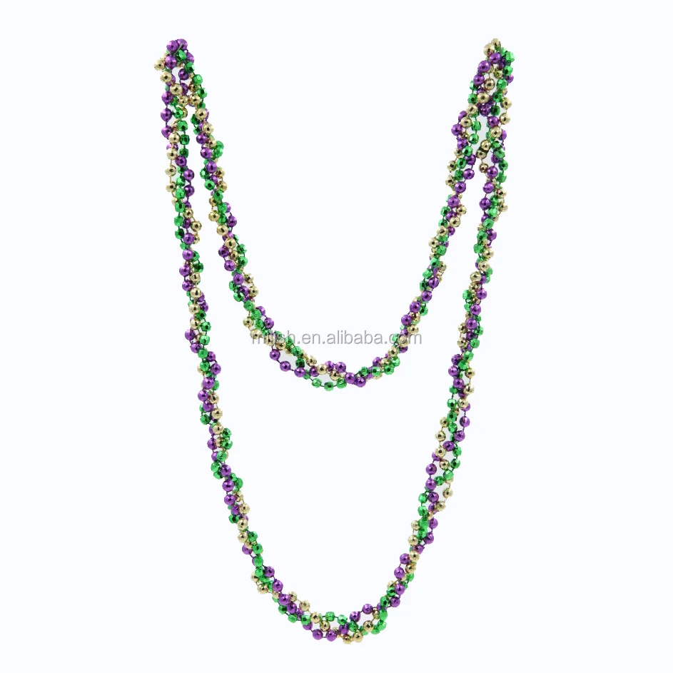 mardi gras necklace bulk