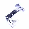 Low MOQ Stainless steel multifunction outdoor with plastic handle multi tool hammer