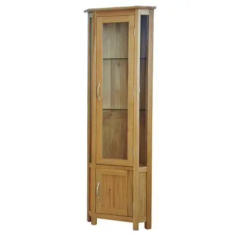 
Custom-made Wooden Home Furniture Modern Storage Corner Cabinet For Display 