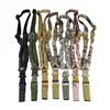 American gun belt Nylon Adjustable Tactical Single Point Bungee Rifle Sling Strap 1 Point Safety Strap Rope Belt with Metal Hook