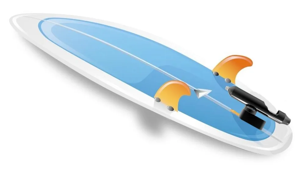 Surfboard Electric Fins High Speed And High Power Propeller Support