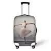 Cool ballet dance design covers Spandex Elastic Travel Luggage Dust Cover Suitcase Protector for 28-30inch