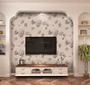 Characteristic Ancient Fossil Pattern PVC Wallpaper for TV Background