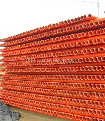 high voltage power cable protecting pvc conduit pipe