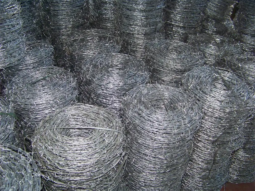 Galvanized 500 Ft Barbed Wire Weight Of Barbed Wire Per Meter Length