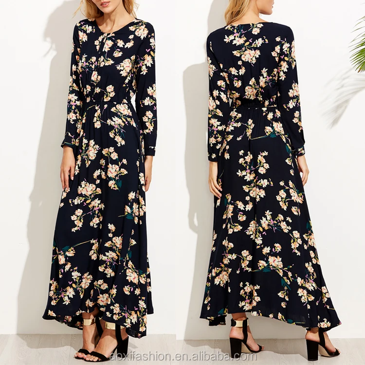 Wholesale India Maxi Dress Plus Size Maxi Dresses Long Sleeves