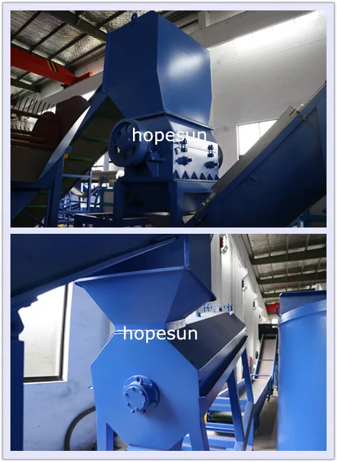 recycled plastic bricks complete line machine