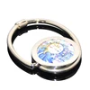 RANDOM Pattern New Arrival Round Portable Swivel Alloy Purse Handbag Holder S Shaped Custom Metal Folding Hook Hanger