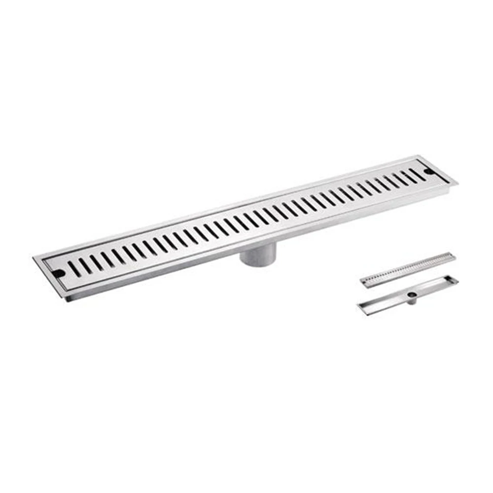 Sus304 Stainless Steel Wetroom Shower Drain Channel Trap Linear Channel
