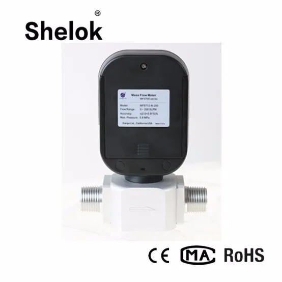 Digital nitrogen gas air mass flow meter flowmeter
