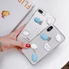 Glitter Cute Color Cloud Soft TPU cell mobile phone case bags back cover for iPhone 6 7 8 plus 6plus 7plus X