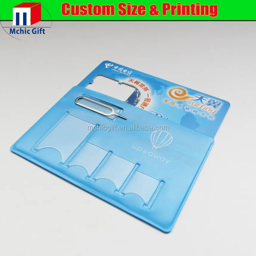 Customized Made Soft Pvc Sd Card Case,Mobile Phone Sim Cards Sleeve